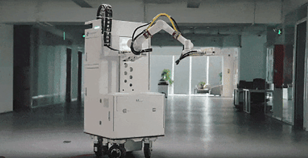 星空xk协作机器人：腻子乳胶漆喷涂一体机器人