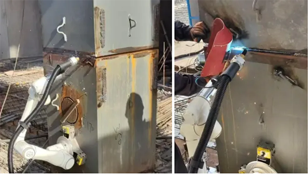 星空xk协作机器人：建筑钢结构移动焊接机器人